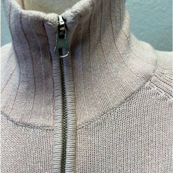 Boston proper cardigan pink sweater with zipper size S - Picture 3 of 8